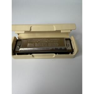 Vintage M. Hohner Blues Harp‎ & Big River Harp, With Cases, Excellent Condition.